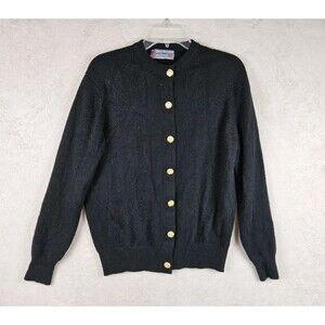 James Dalgliesh Scotland Women’s 100% Cashmere Cardigan Sweater Size M